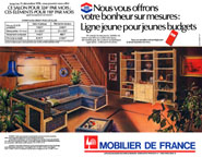 Advert Mobilier de France 1978