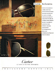 Advert Cartier 1990