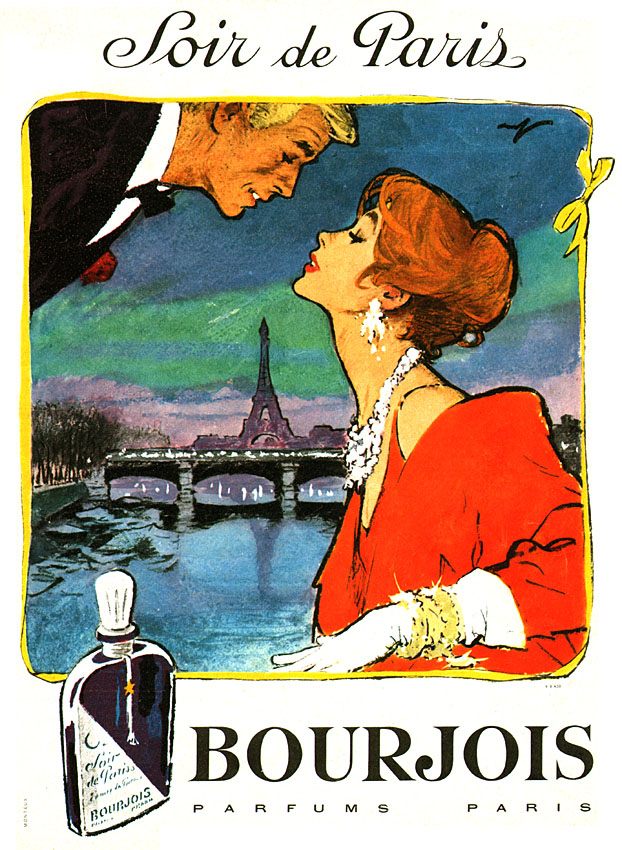 Advert Bourjois 1959