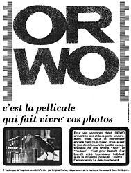 Advert Orwo 1965
