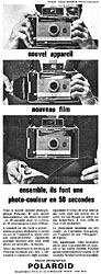 Advert Polaroid 1963