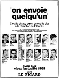 Advert Le Figaro 1968