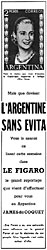 Advert Le Figaro 1952