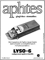 Advert Lyso-6 1983