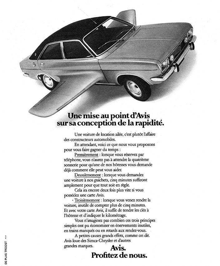 Advert Avis 1975