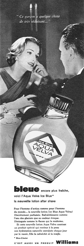 Advert Aqua Velva 1958