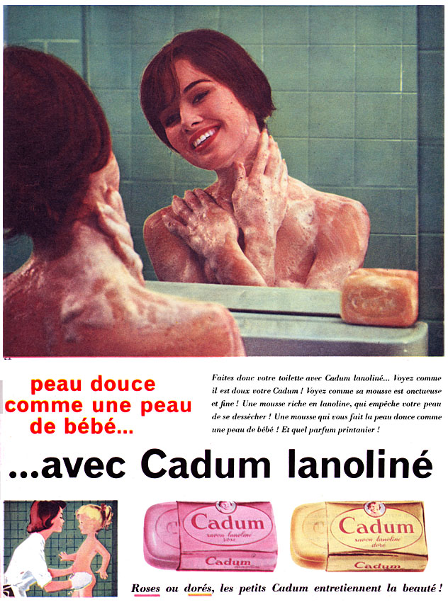Advert Cadum 1959