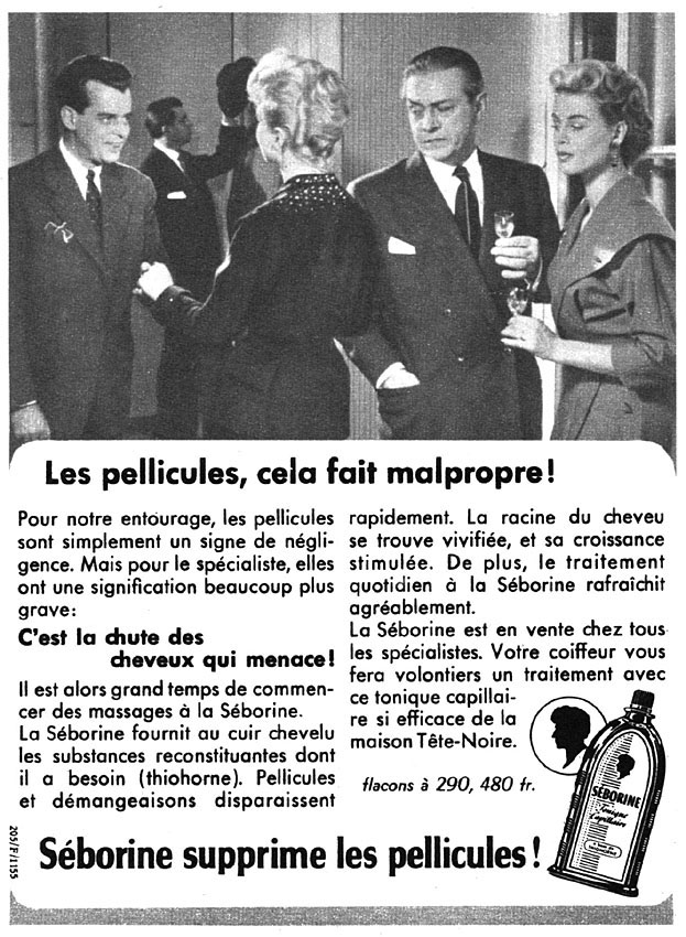 Advert Seborine 1956