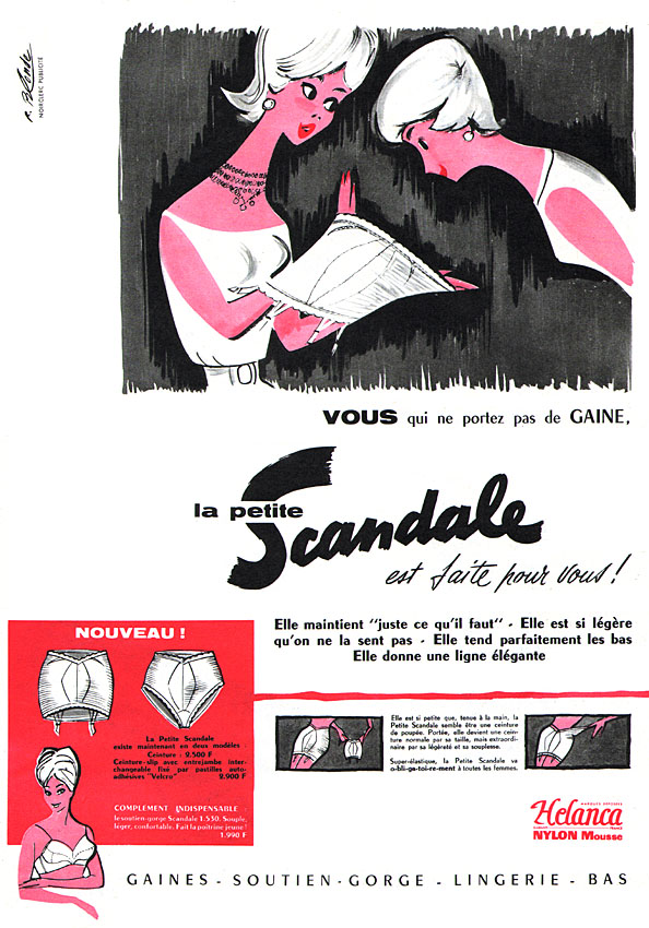 Advert Scandale 1959