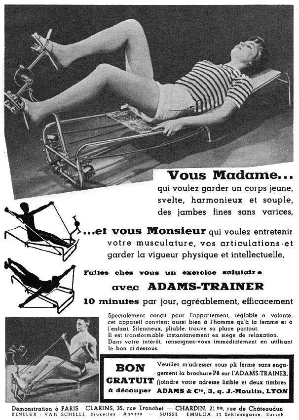 Advert Adams Trainer 1959