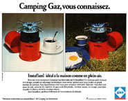 Advert Camping Gaz 1975