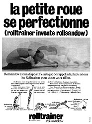 Advert Rolltrainer 1970