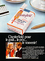 Advert Chesterfield 1968