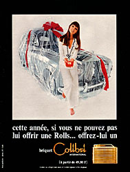 Advert Colibri 1968