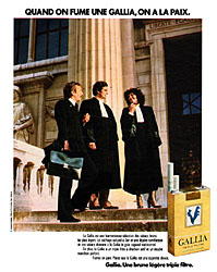 Advert Gallia 1975