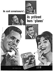 Advert Gitanes 1959