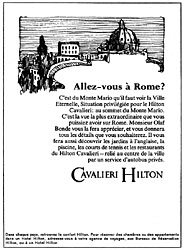Advert Hilton 1965