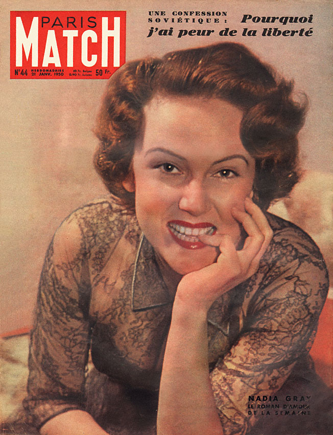 Paris match issue 44 from January 1950