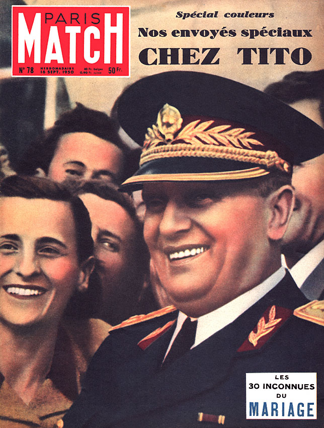 Paris match issue 78 from September 1950