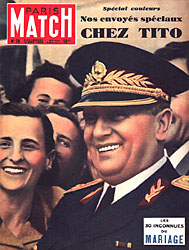 Paris Match cover issue 78 from September 1950