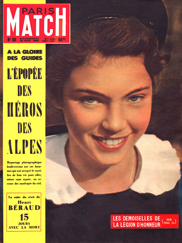 Paris match issue 88 from November 1950