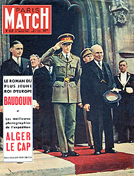 Paris Match cover issue 122 from July 1951