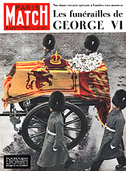 Paris Match cover issue 154 from February 1952