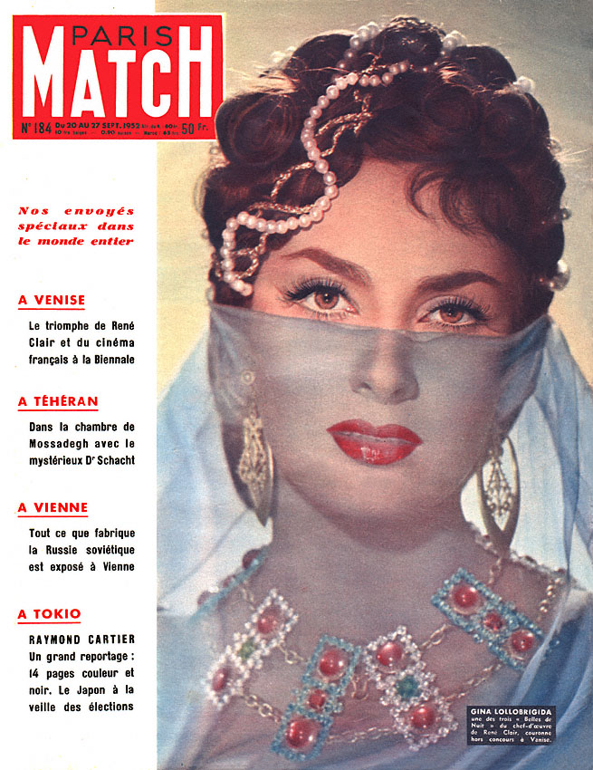 Paris match issue 184 from September 1952