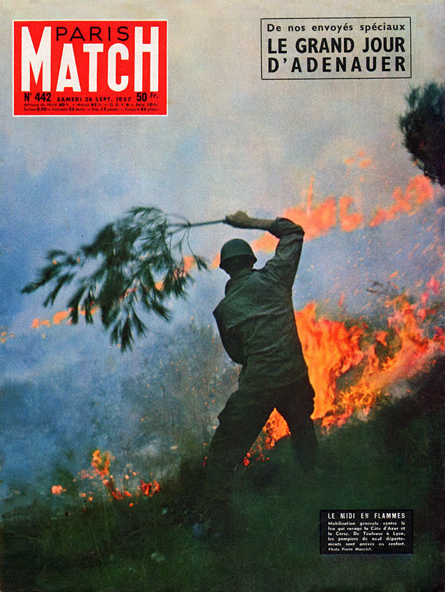 Paris match issue 442 from September 1957