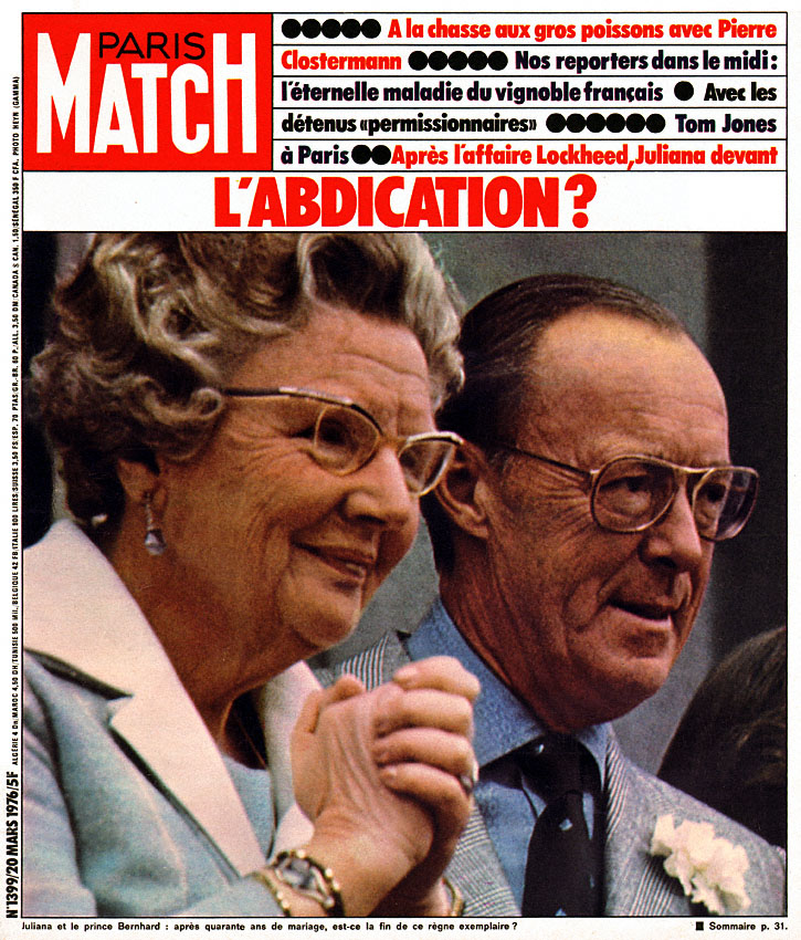 Paris match issue 1399 from March 1976