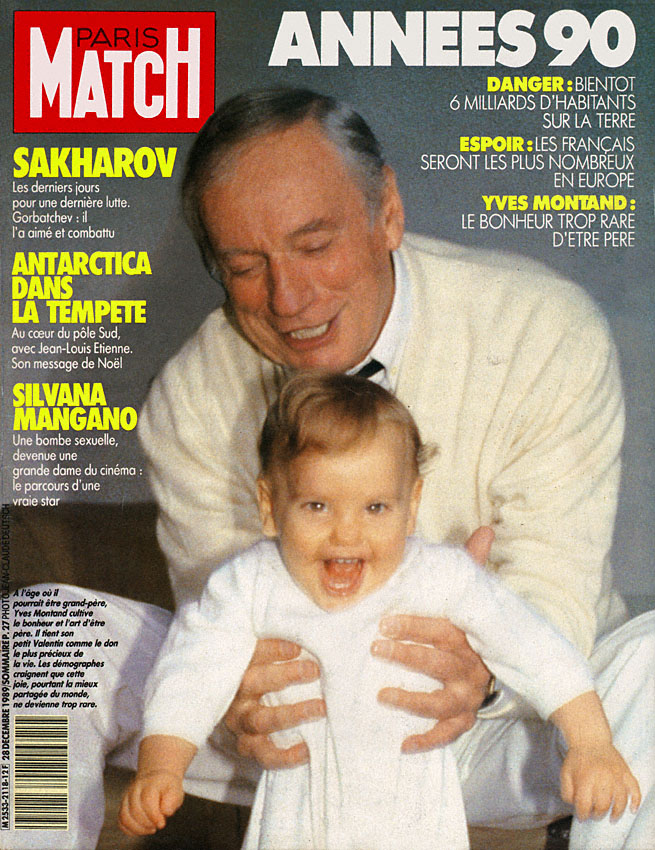 Paris match issue 2118 from December 1989