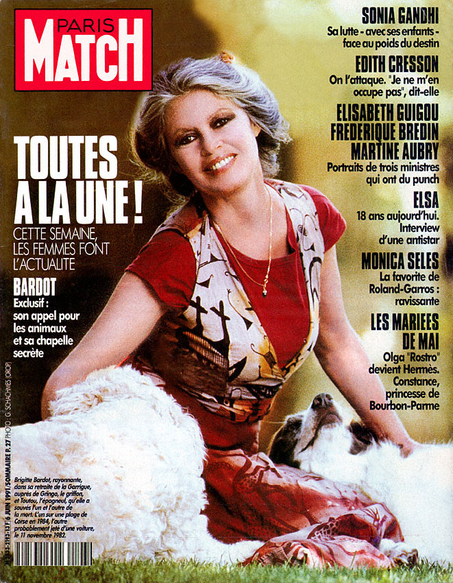 Paris match issue 2193 from June 1991