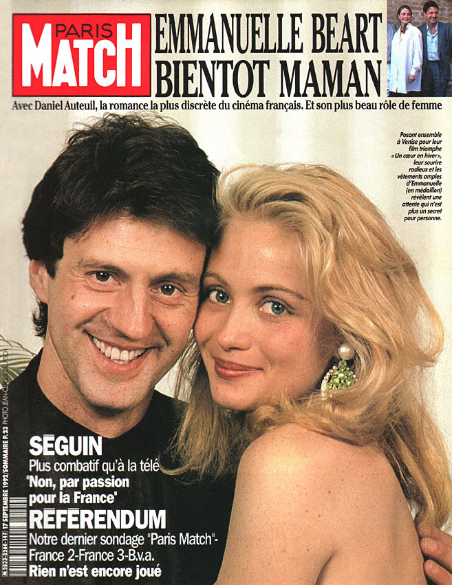 Paris match issue 2260 from September 1992