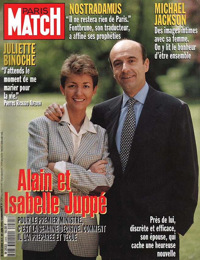 Paris match issue 2405 from June 1995