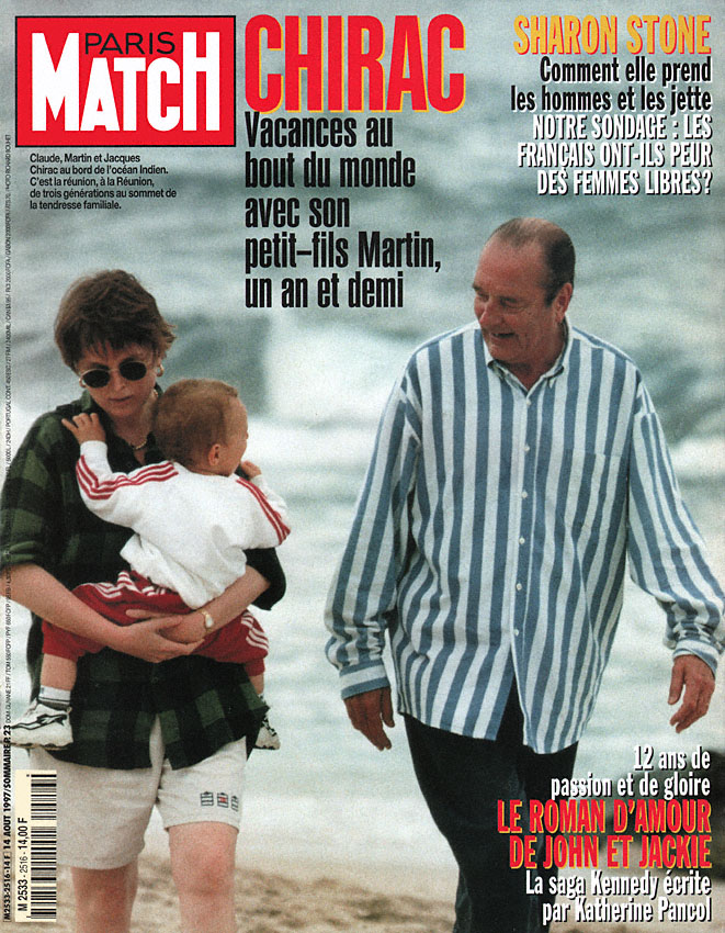 Paris match issue 2516 from August 1997