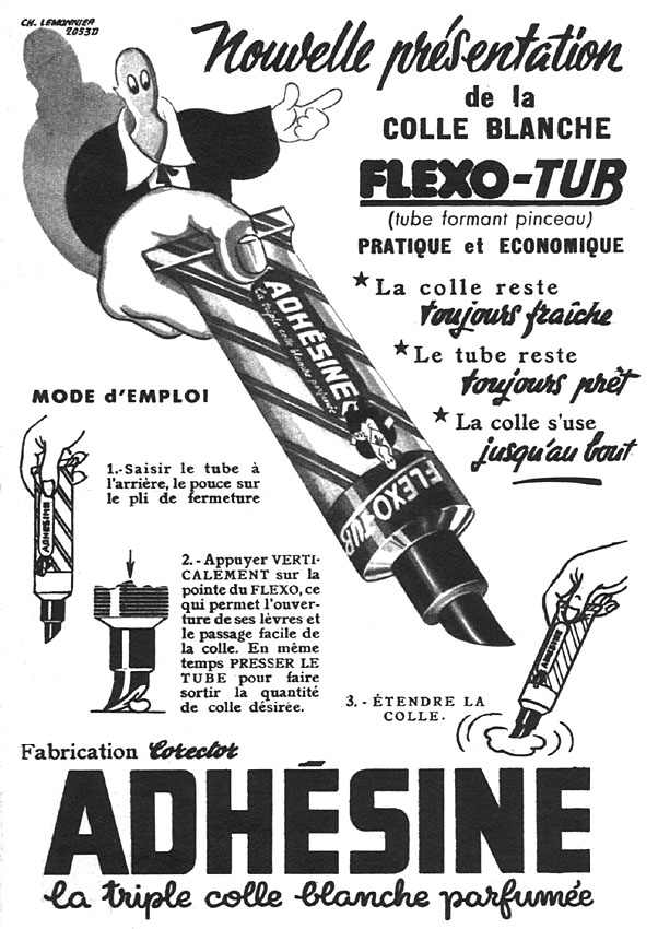 Advert Adhesine 1950