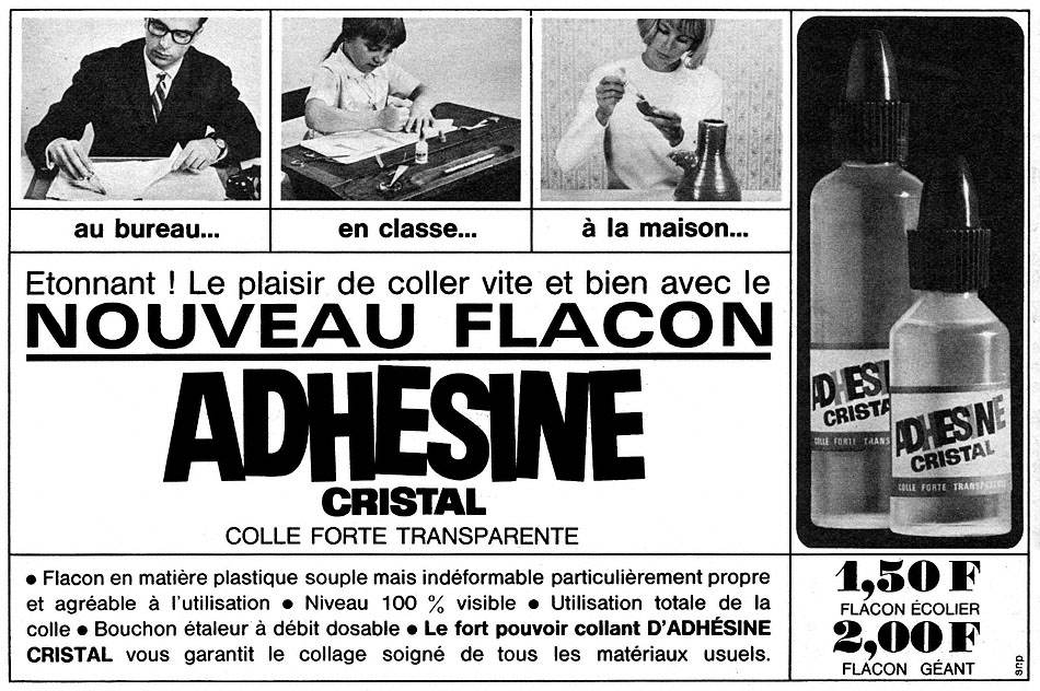 Advert Adhesine 1965