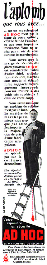 Advert Ad Hoc 1956