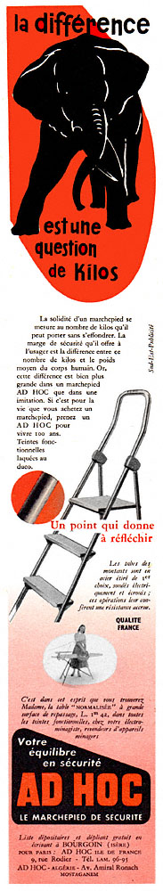 Advert Ad Hoc 1958