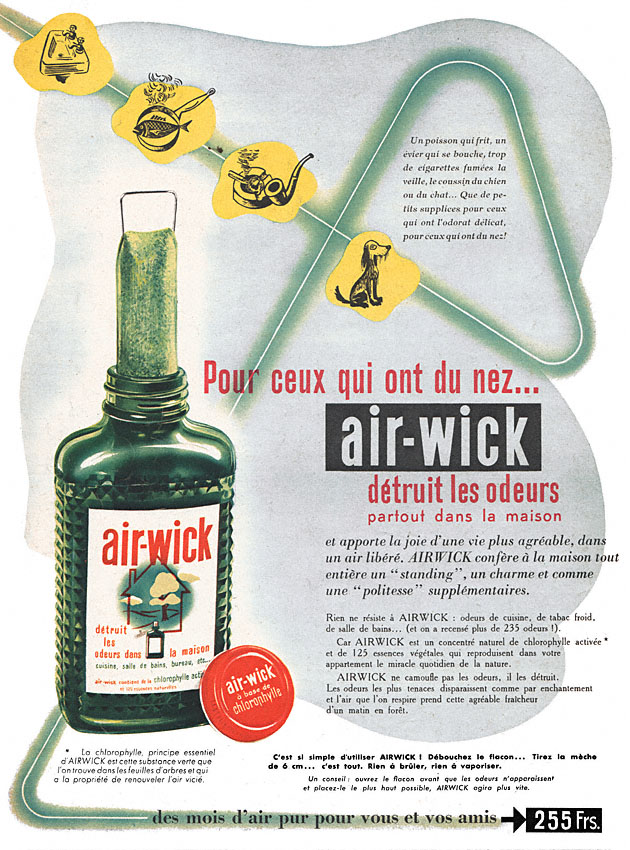 Advert Air-Wick 1951