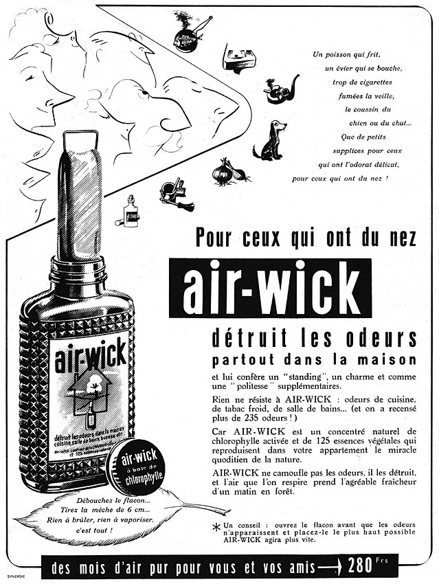 Advert Air-Wick 1951