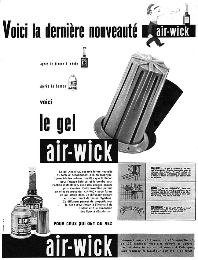 Advert Air-Wick 1955