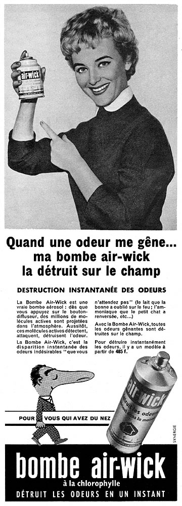 Advert Air-Wick 1959