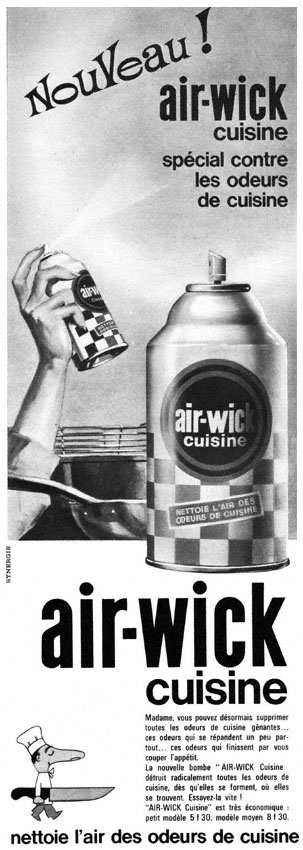 Advert Air-Wick 1963