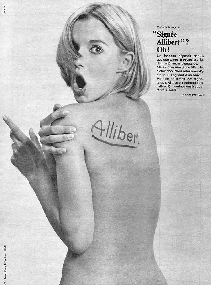 Advert Allibert 1966