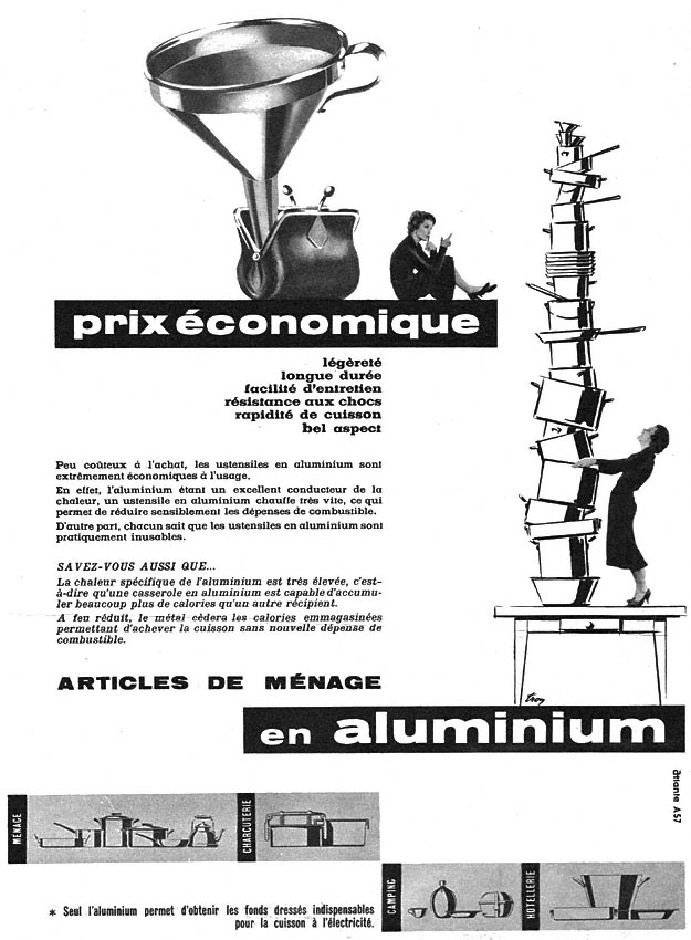 Advert Aluminium 1957