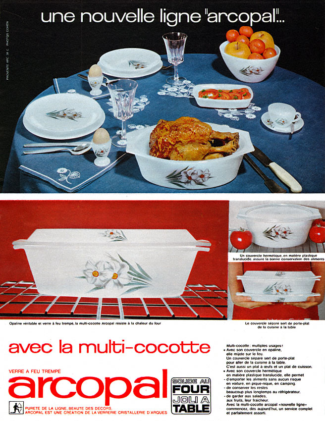 Advert Arcopal 1966