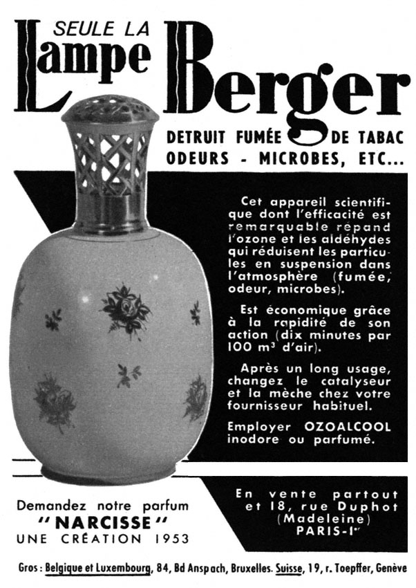 Advert Berger 1952