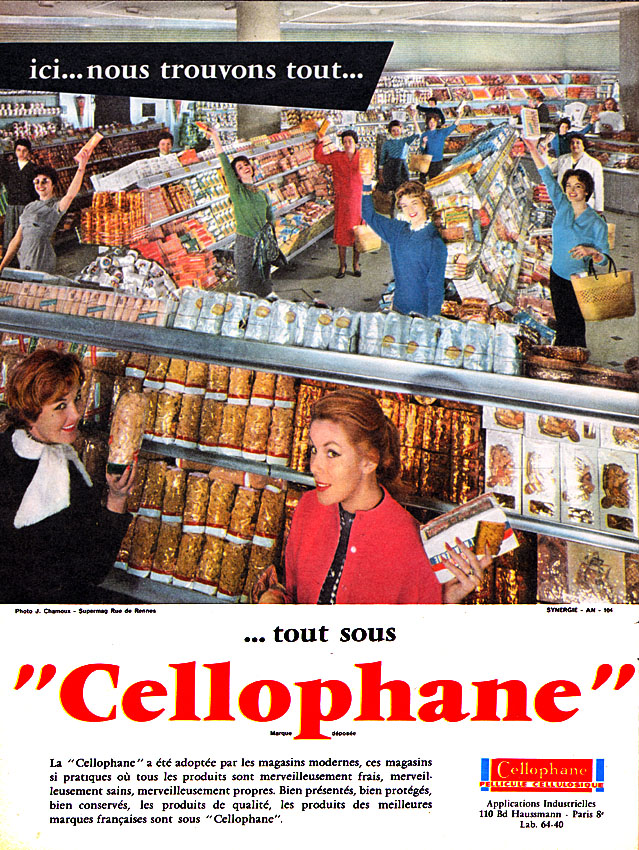 Advert Cellophane 1959