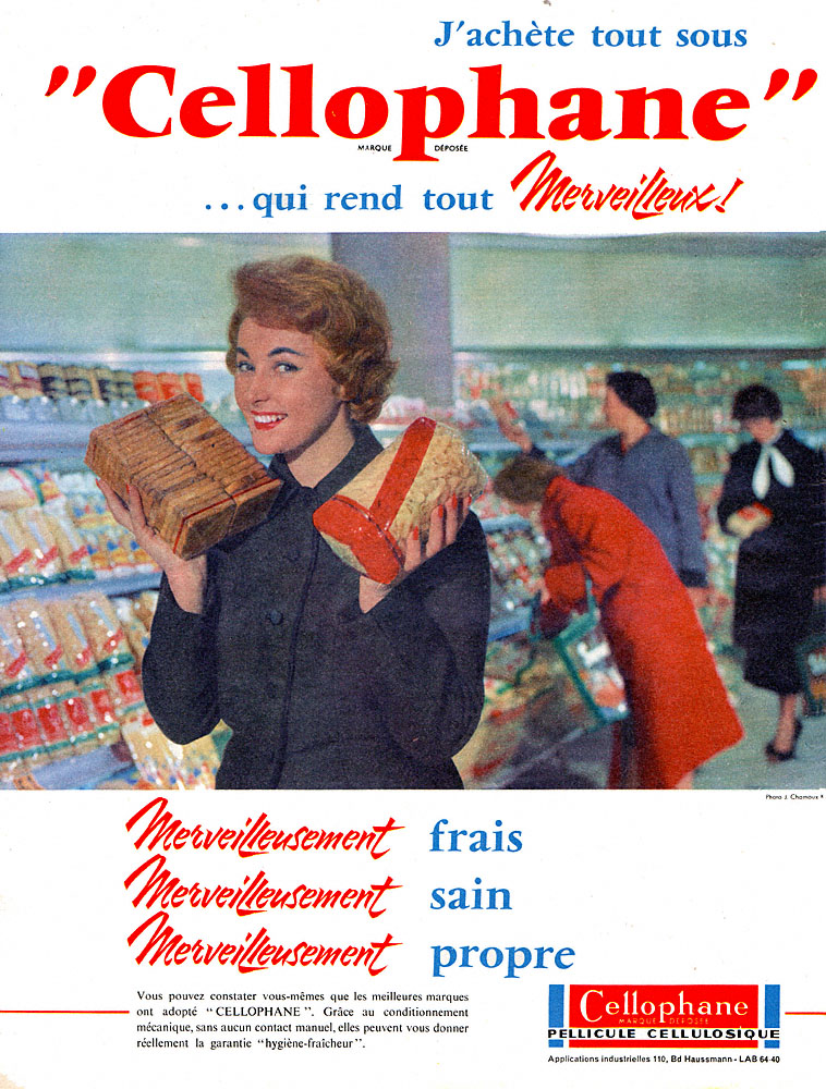 Advert Cellophane 1960